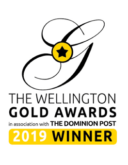 Wellington Gold Awards logo.