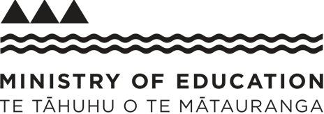 Ministry of Education logo.