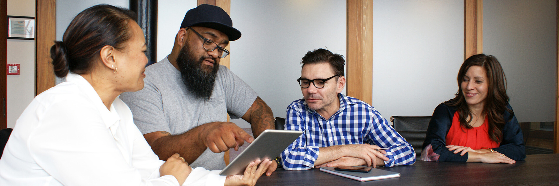 Two Boost developers working together on an Agile development project.