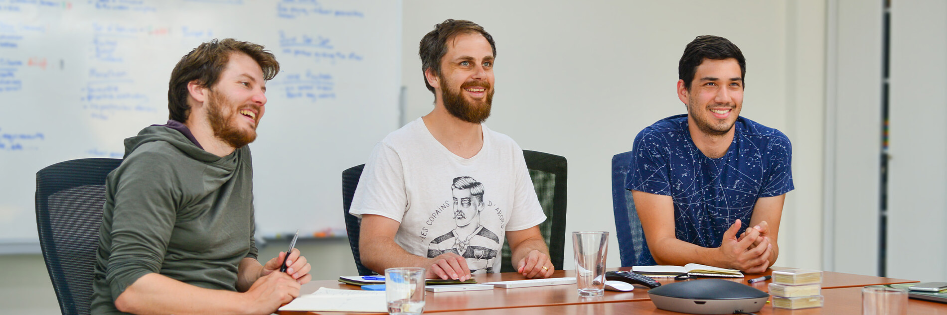 Some of the team at Wellington Ruby on Rails development company Boost.