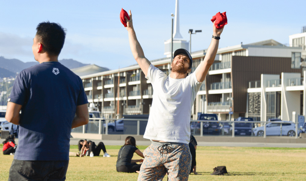 A couple of Boosters enjoying a discussion with a client who has joined us in the Boost studio to collaborate on their project.