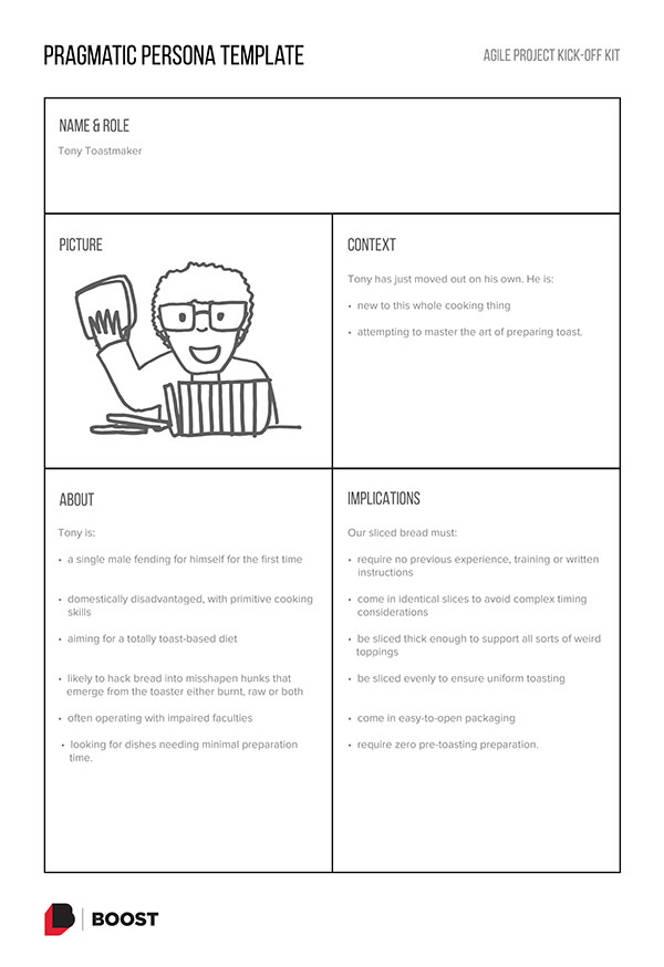 Example persona