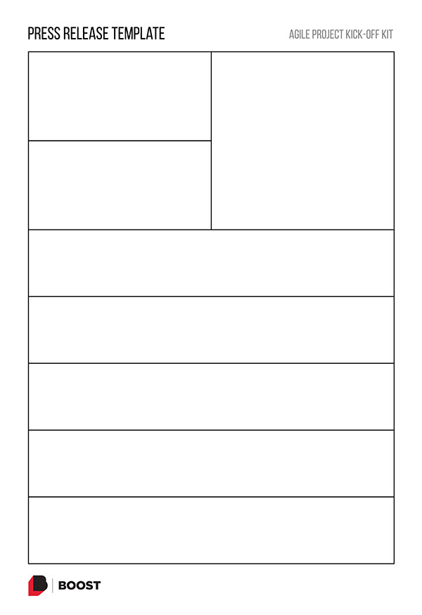 Blank Press Release template